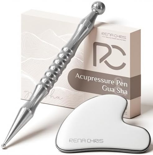 Rena Chris Acupuncture Pen, Manual Reflexology Tools for Muscle T...