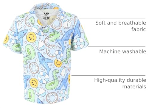 Image of Unique Baby Short Sleeve Collared Boys Polo Shirt, Toddler Kids Polo Shirts