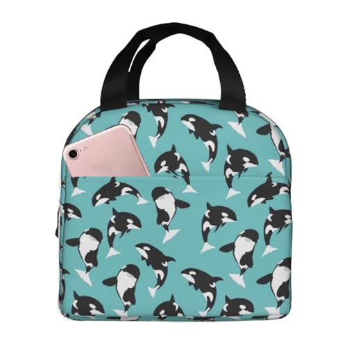 Sac à lunch isolé enfants résistant aux fuites motif marin