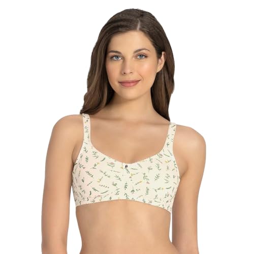 Image of Amante Purple Women Solid Non Padded Wirefree Super Support Bra