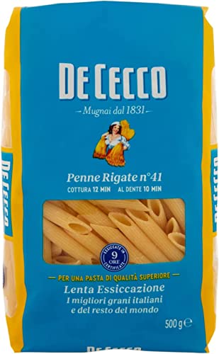 De Cecco Penne Rigate (500g) - Packung mit 6