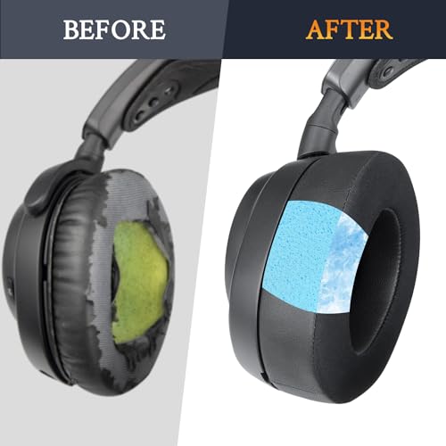 SOULWIT Cooling-Gel Replacement Earpads for Steelseries Arctis Nova Pro Wired, Nova 1/1X/1P/3/3P/3X/4/7/7X/7P Headphones, Ear Pads Cushions with Noise Isolation Foam - Black