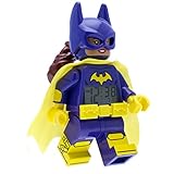 LEGO Batman Movie 9009334 Batgirl Kids Minifigure Alarm Clock Purple/Yellow Plastic 24cm Tall LCD Display boy Girl Official