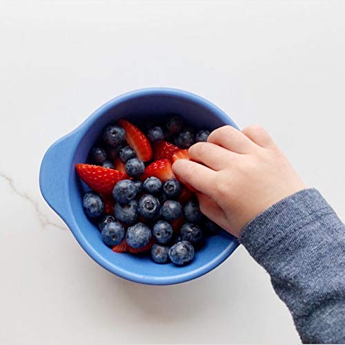 Goobie Baby Bamboo Snack Bowls For Kids, Set Of 4 Stackable Dinnerware For Toddlers :: Non Toxic Eco Friendly Reusable Dishes : Great Gift Baby Shower, Birthday & Preschool Graduation :: 10 Ounces #TOP1