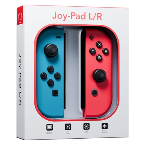 Tideal Set of Replacement Controller for Nintendo Switch - Compatible with Nintendo Switch (1) /...