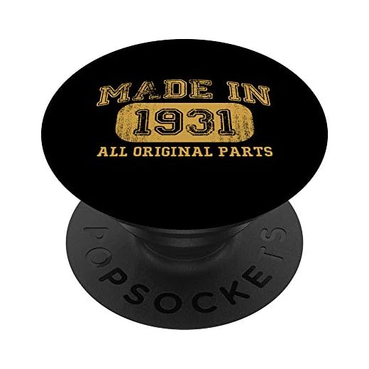 Regalos de cumpleaños de 1931, 92 años PopSockets PopGrip Intercambiable