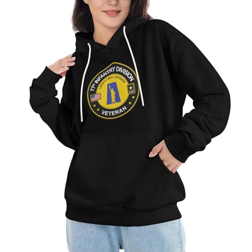 77th Infantry Division Veteran Adult Hoodie Cotton Men's and Women's Hoodies3