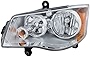 Garage-Pro Headlight for DODGE GRAND CARAVAN 11-18/TOWN AND COUNTRY 08-16 LH Assembly Halogen Chrome Interior