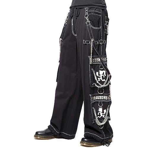 Men Alternative Goth ICP Unisex Pants Black/Jeans Apocalyptic Punk Pants Emo Pant/USA2