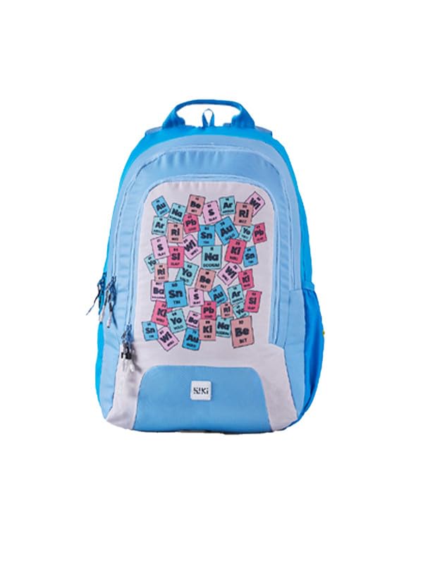 Wiki Stylish Unisex Backpack 3 Durable & Lightweight backpack for Men & Women | Backpack for Office, Gym, Travel (33.5 Litre, Blue)