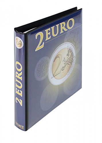 LINDNER Das Original Álbum pre-Impreso para Monedas conmemorativas de 2 Euros. Tomo 1: Todos los países del Euro (de Forma cronológica hasta España 2012)