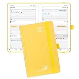 POPRUN Small Planner 2023-2024 (4''x 6.25'') Pocket Size Academic Year Calendar Daily Weekly and Mon