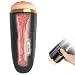 Vibrating Male Masturbator Cup Detachable Pocket Pussy Sex Toys for Men, Treediride Realistic Textured Vagina Stroker Rechargeable with 10 Stimulation Innovative Squeezable for Man Masturbation