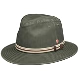 Mayser Menowin Outdoorhut Traveller Krempe UV Schutz Kordelband Made in EU Herren Sommer Oliv 58 cm
