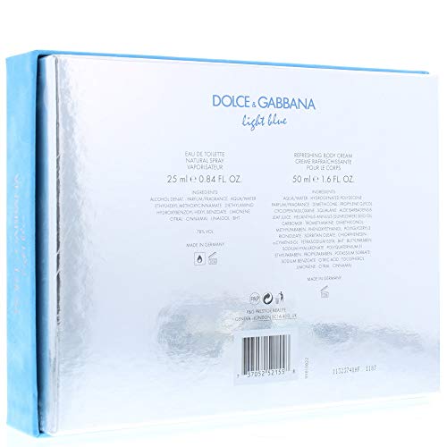 Dolce & Gabanna Dolce & Gabbana Ligh Blue Femmewoman Geschenkset Eau de Toilette Body Cream