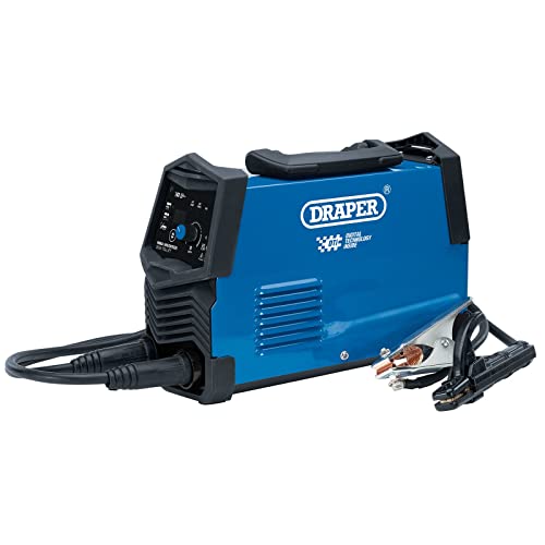 Draper 70011 MMA Inverter Soldador con TIG-Lift, 200A Azul y Negro Talla única