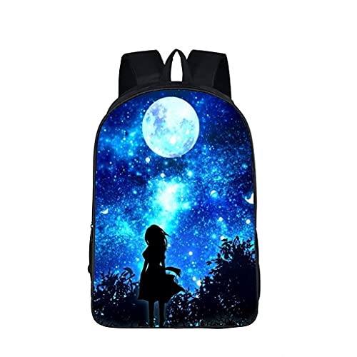 Sacs ciel étoilé bleu 3D ergonomique pour ordinateur portable