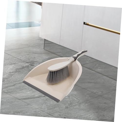 Cabilock Mini Besen und Kehrschaufel Set aus Robustem Kunststoff Kompakt und Tragbar für Einfache Reinigung von Boden Tisch und Tierhaaren Benutzerfreundliches Putzset für Haushalt und – Bild 4