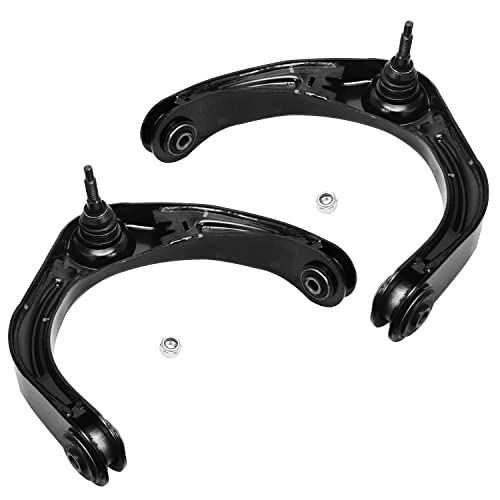 Image of Detroit Axle - 4WD Front Control Arms Kit for 2006 2007 2008 Dodge Ram 1500, 2 Upper Control Arms with Ball Joints 2 Lower Ball Joints 2 Sway Bars 4 Inner Outer Tie Rod Ends Replacement
