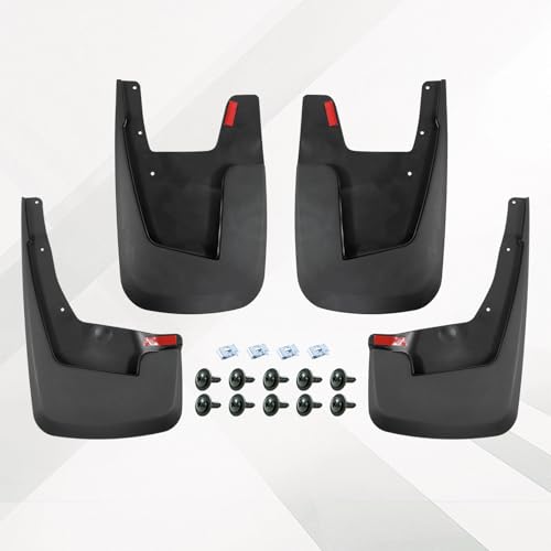 Image of Mud Flaps Mud Guards Replacement for 2021-2024 Dodge Ram 1500 (Without OEM Fender) Mudflaps Mud Splash Guards Front and Rear No Drilling Required 4PCS