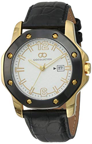 Gio Collection Analog White Dial Mens Watch - G1004-03 (B017SUYETW) Amazon Price History, Amazon Price Tracker