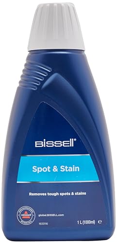 BISSELL Spot & Stain Cleaner 1084N Powerful Deep Cleaning Formula Removes Tough Spots & Odours Safe for Carpets Upholstery & Rugs (1000mL)