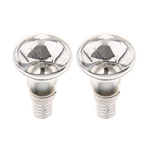 2 Pcs E14 Ses Lampe de Lave Spotlight Ampoule Lampes Ventilateurs de Plafond Ampoule de Remplacement Ampoule très Pratique et populaireTraitement Pratique