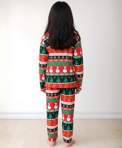 Image of Anthrilo Pure Cotton Printed Pyjama Set for Girls | Sleepwear | Night Suit, Night Wear | Long Sleeves T-Shirt & Pyjama | Regular Wear | 0-14 Years