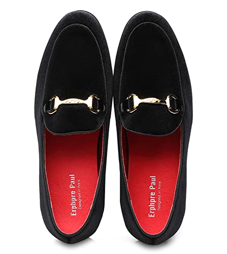 Men's Velvet Loafers Wedding Party Prom Homecoming Shoes4
