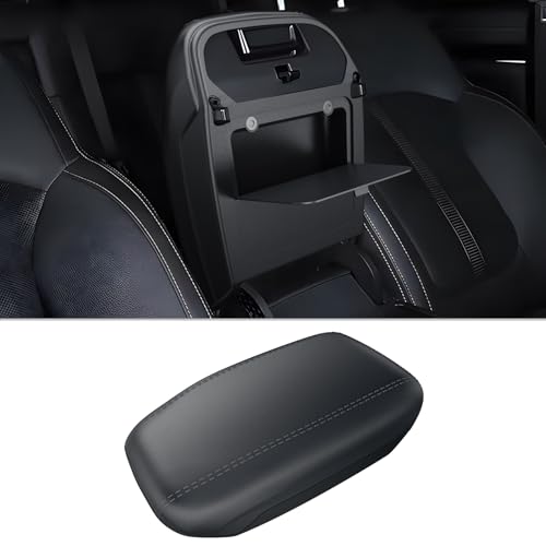 CDEFG Kompatibel mit Ford Ranger T9 2023 2024 2025 2026 Raptor Wildtrak XLT Mittelarmlehne Armlehnenbezüge Abdeckung & Versteckte Organizer Armlehne Box Cover Auto Zubehör [2 Stück]