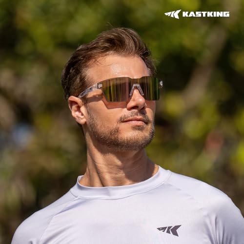 Image of KastKing Tarkio Polarized Fishing Sunglasses, One Piece PC Lens Rimless