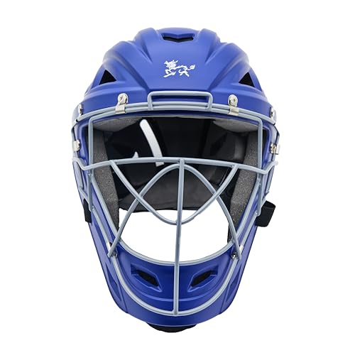 Jadekylin Baseball Catchers Helmet Matte (Small 61/2-7 inch) (Royal Blue Small)