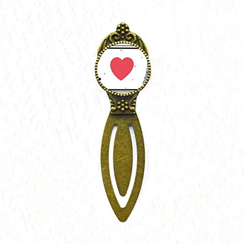 Marque-page I Love Eiffel vintage signet métallique de collection