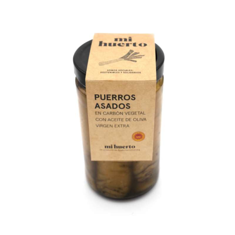 Puerros Asados en Bote Cristal