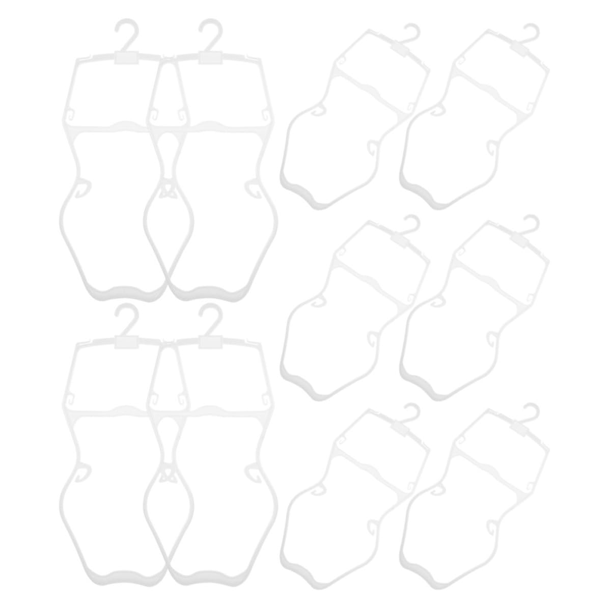 Cintres en plastique blanc Outanaya pour maillots de bain enfant | Lot de 10