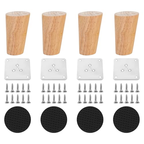 頑丈な木製家具の脚頑丈な一般的なキャビネットフィートソファベッドフレームのための簡単な設置多目的頑丈な木材家具脚