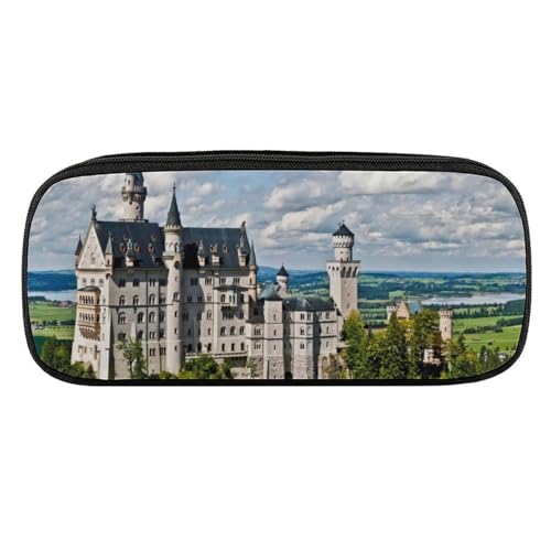 ペンケース 筆箱 大容量 軽量 お城ファッション 筆入れ ふでばこ ペンポーチ 多機能 コンパクト シンプル おしゃれ 中小学生 高校生 女の子 男の子