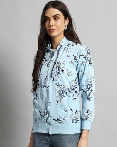 Image of eKools Women's Fleece Fullsleeves Jacket (Flee02)