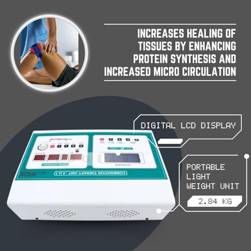 Physiogears Combo Advanced 4 in 1-Ultrasound with IFT Tens Ms