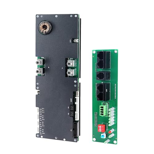 JKBMS Inverter BMS 8S-16S 24V-48V 150A - V19 Home Energy Storage BMS con UART para Nueva Pantalla, Equilibrio Activo 2A, Bluetooth Integrado, RS485 y Can, para Sistema Solar (JK-PB2A16S15P V19)