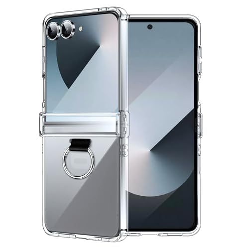 FDHYFGDY Funda para Samsung Galaxy Z Flip 7 Carcasa | Funda de teléfono con Anillo, Antideslizante y a Prueba de Golpes,Carcasa de PC Ultrafina Resistente a arañazos para Galaxy Z Flip 7 Funda