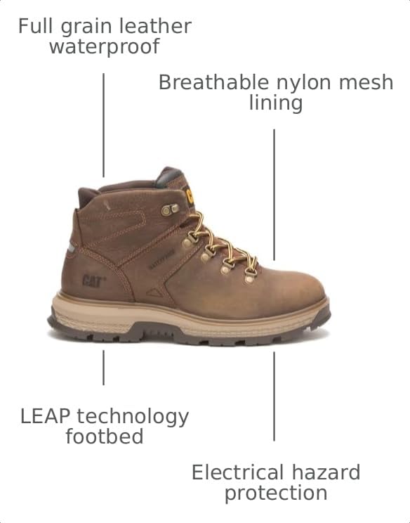 Image of Cat Footwear mens Exposition Hiker WpConstruction Boot
