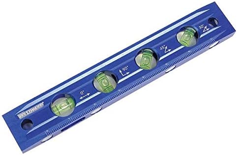 Westward, 4MRX8, Magnetic Torpedo Level, 9 in, 4 Vials