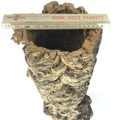 100% natürliche Korkrinde - Perfekt für Terrarium, Garten und Dekoration - Schutz vor Feuer, Hitze, Kälte und Feuchtigkeit Röhre groß etwa 80-100cm lang Außendurchmesser etwa 19-30cm