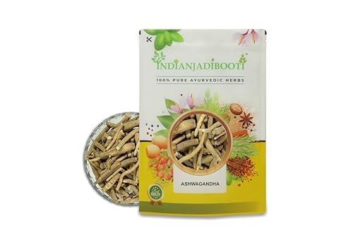 Image of IndianJadiBooti Pure Ashwagandha Root | Raw Withania Somnifera for Adaptogenic Balance, Core Vitality, Stress Relief & Restful Sleep| 900g