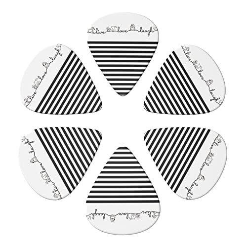 Lot de 6 médiators mignons en forme de chien de ferme pour guitare acoustique, guitare électrique, basse, ukulélé – fins… - Les Beatles, Paul McCartney, John Lennon, RIngo Starr, George Harrison Lot de 6 médiators mignons en forme de chien de ferme pour guitare acoustique, guitare électrique, basse, ukulélé – fins… – Image 5