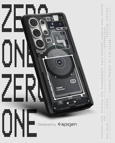 Spigen Ultra Hybrid MagFit for Samsung Galaxy S25 ULTRA case cover [MagSafe compatible] (2025) - Zero One Black
