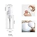KEAIYYJ- Small Foam Pump Bottle Travel Size Mousse Mini Foaming Hand Soap Dispenser Empty Refillable Container 2 oz 2 Pack