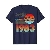 40. 誕生日 40 レジェンダー 1983年10月 Tシャツ