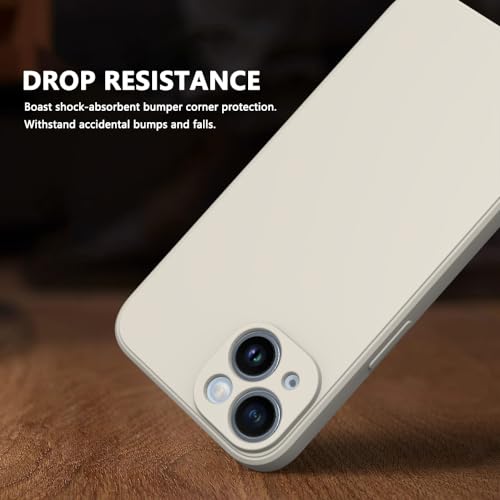 Image of for iPhone 15 Plus Case White, Scratch Resistant with Soft Touch, Slim Thin Phone Cover for iPhone 15 Plus 6.7 inch